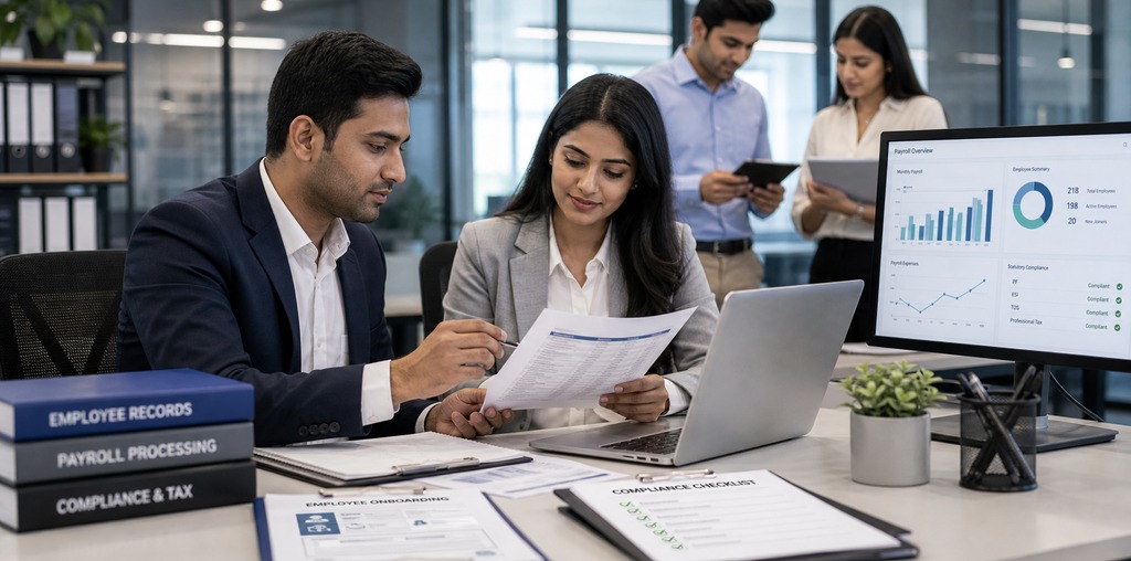 HR and payroll process outsourcing